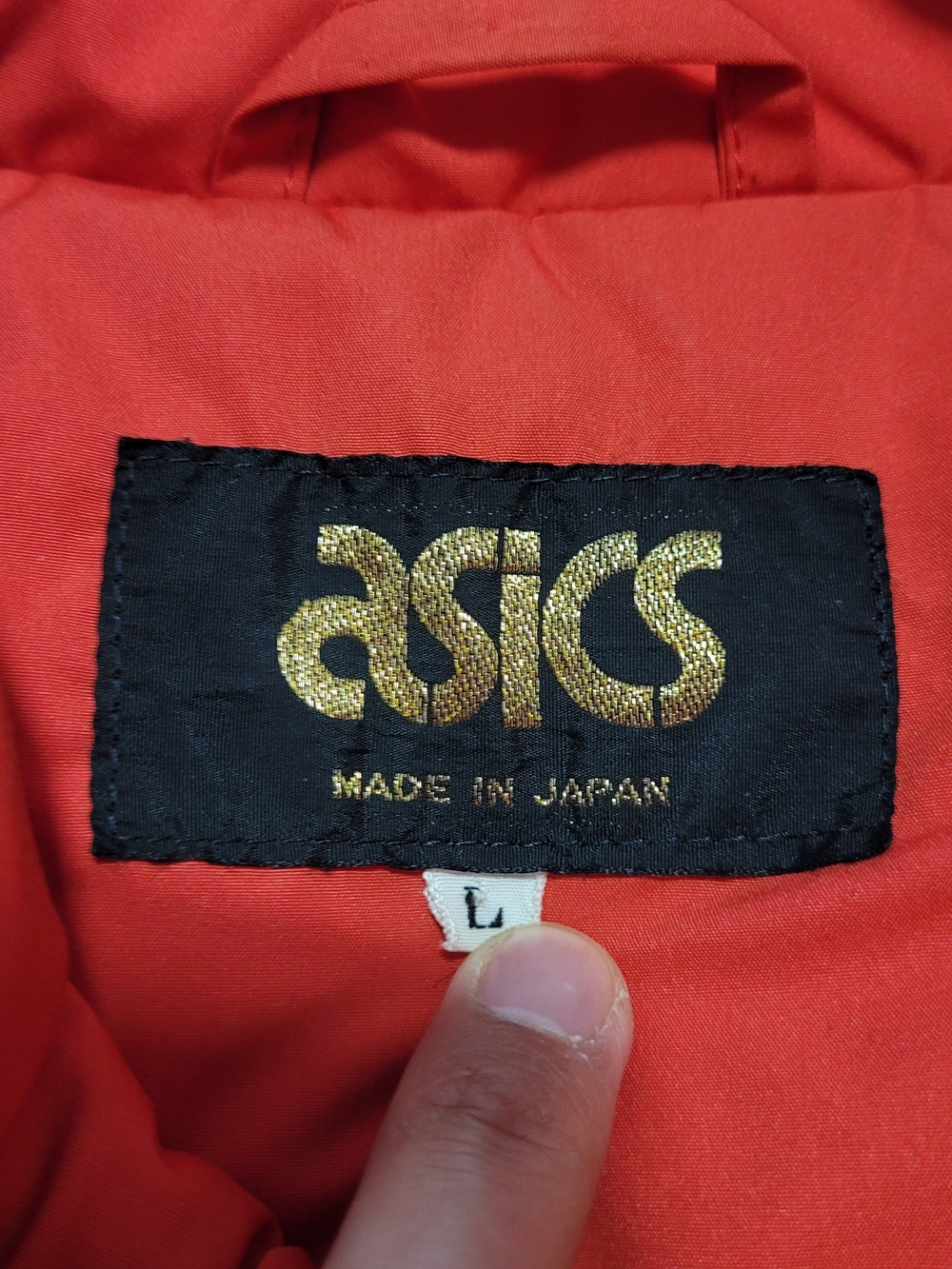 Vintage ASICS Blue & Red Hooded Ski Jacket Made In Japan - Picture 3 of 10